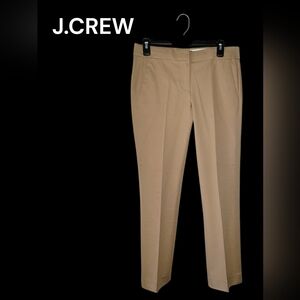 J.Crew Slim Crop Khaki Pants Trouser Pants, Beige, A0072, 2, NWT